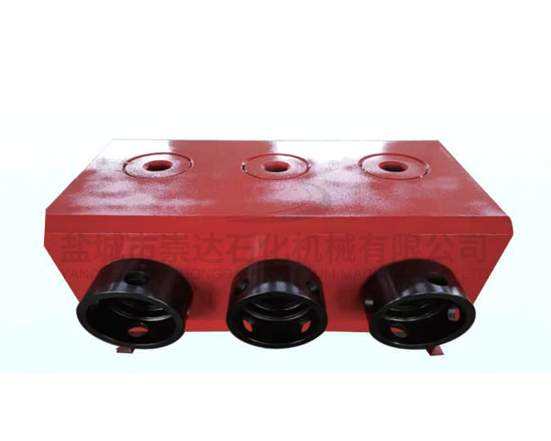 Hydraulic end assembly (three cylinder)