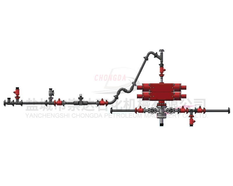 Ground fracturing operation manifold